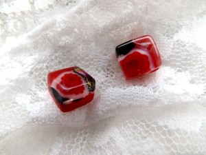 cercei handmade millefiori