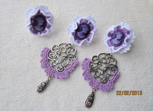 set bijuterii crosetate